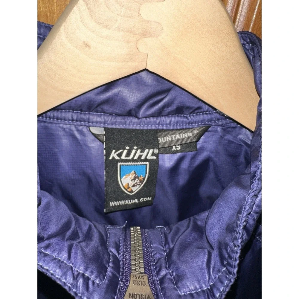 Kuhl Women's XS Pertex Tech Primaloft Full Zip Lightweight Jacket Coat Purple - Picture 6 of 10